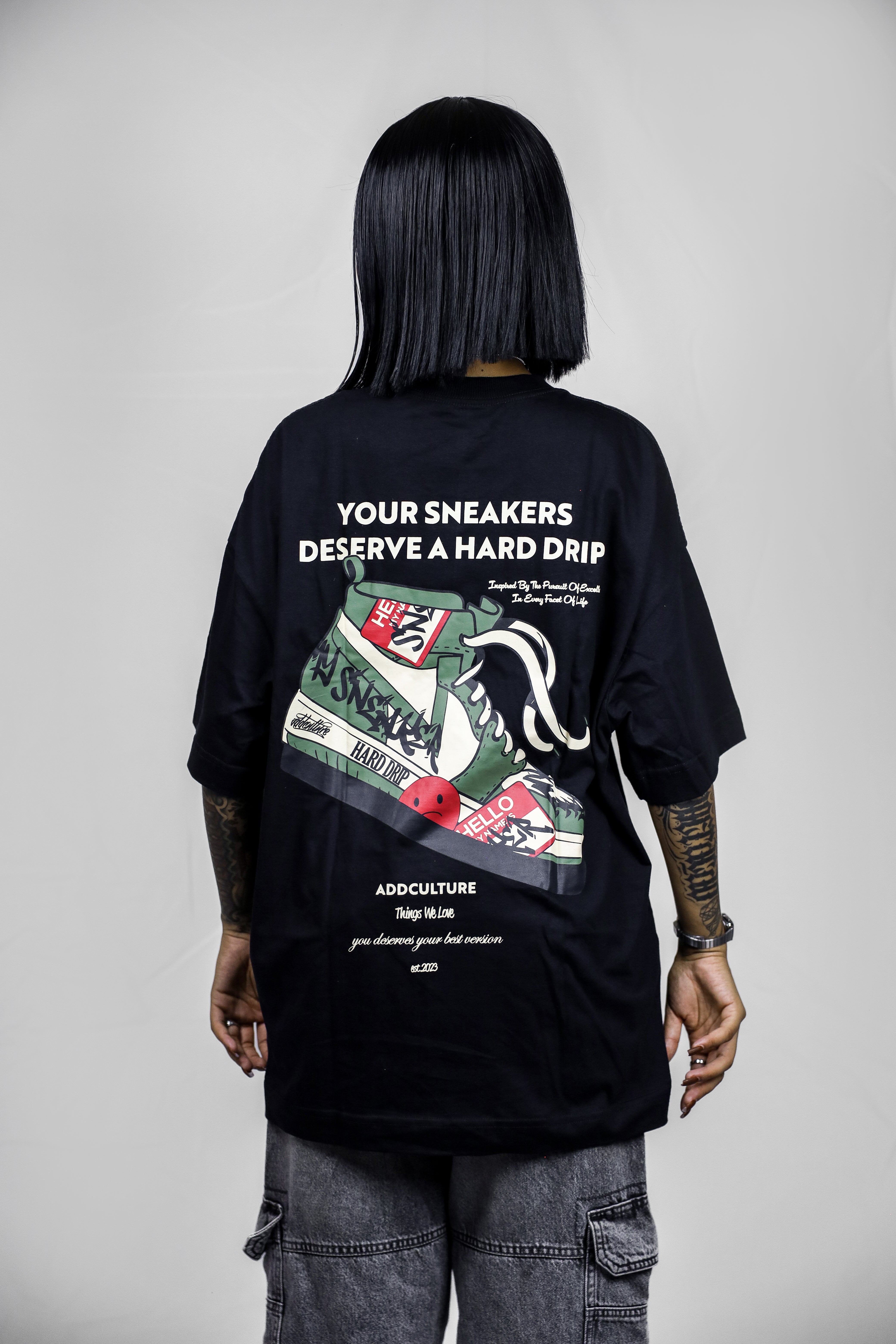 CAMISETA OVERSIZED SNEAKERS